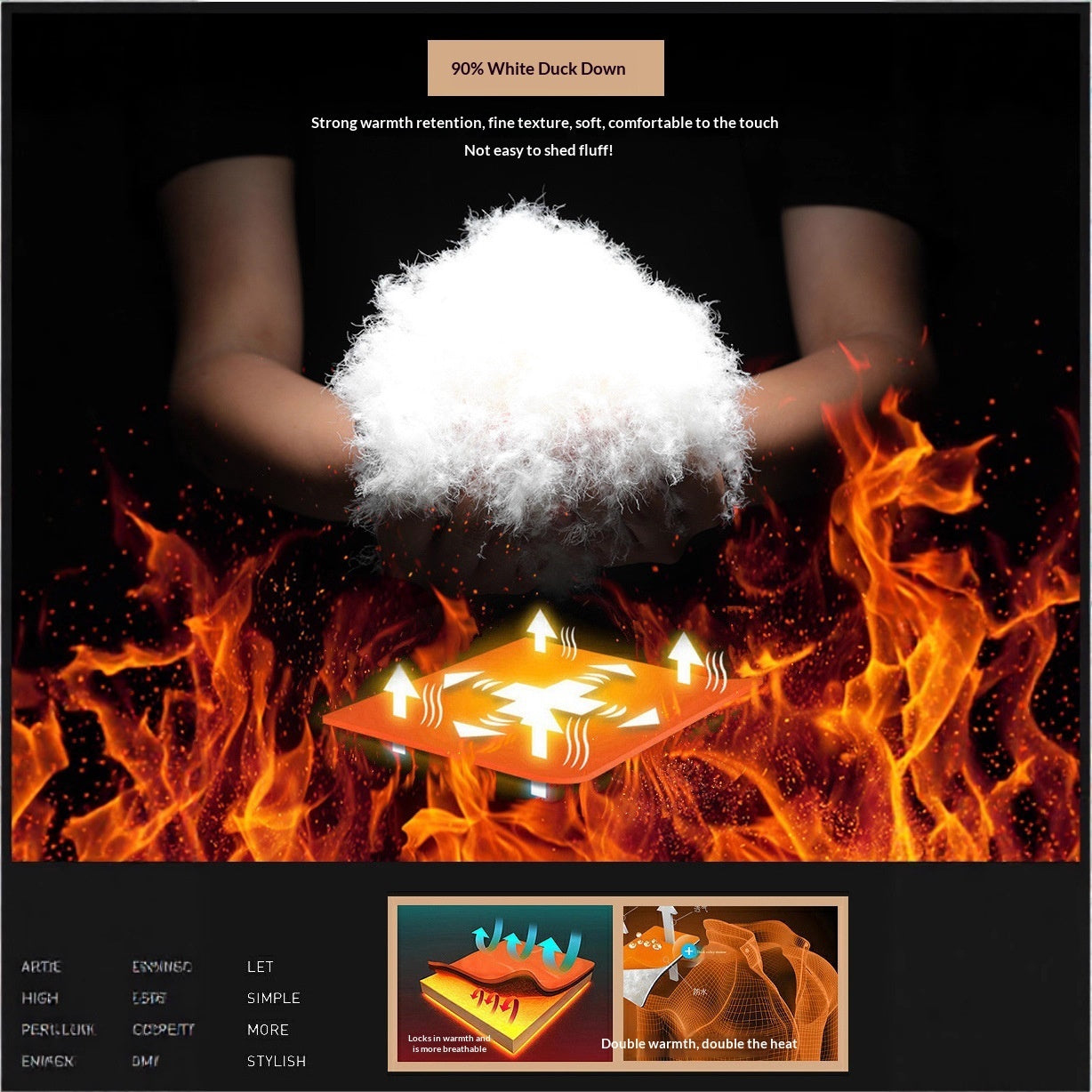 Stand-collar Sleeveless Vest Padded And Warm